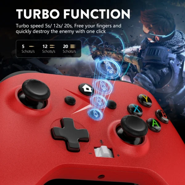 2.4G Wireless Gamepad for PC/PS3/Switch - 3D Rocker Joystick Game Controller - Image 3