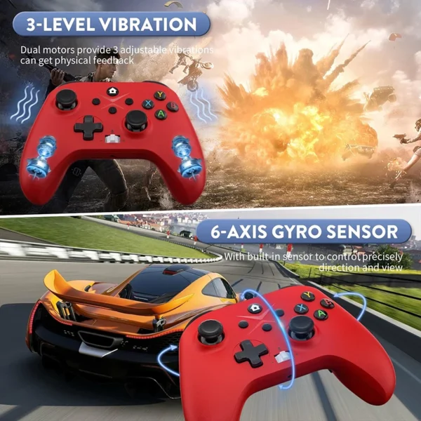2.4G Wireless Gamepad for PC/PS3/Switch - 3D Rocker Joystick Game Controller - Image 2